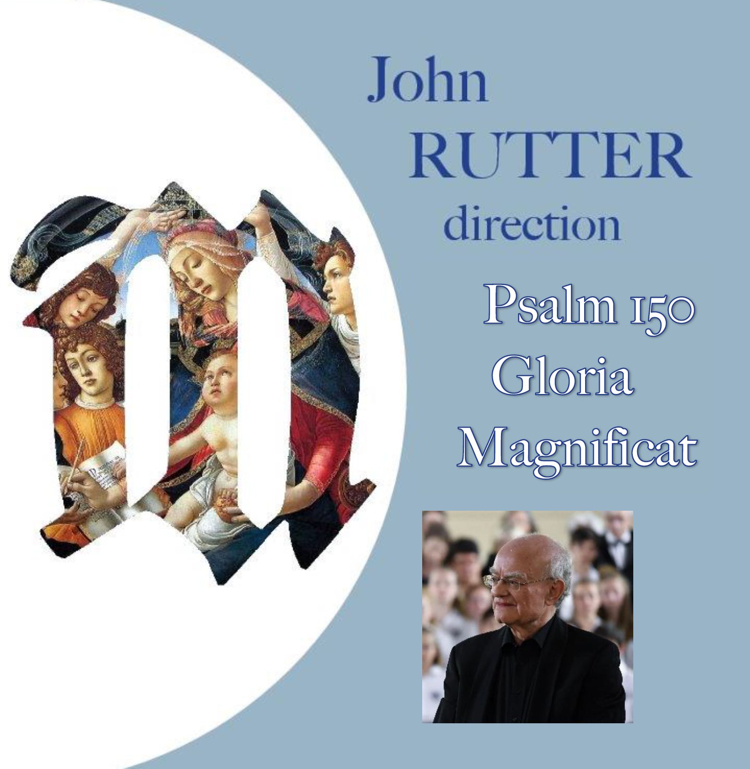 John Rutter Concert Poster Médiathèque – Maîtrise Saint-Thomas d'Aquin