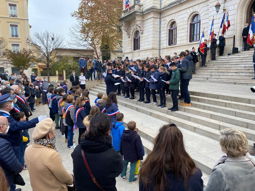 L’Armistice à l’Hôtel de Ville d’Oullins – 11 novembre 2021