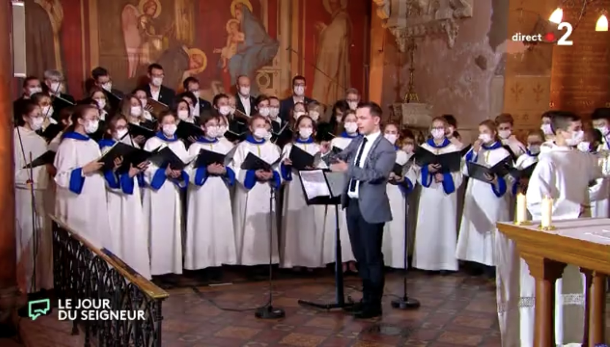 Messe télévisée dans la Chapelle du Centre scolaire – 30 janvier 2022