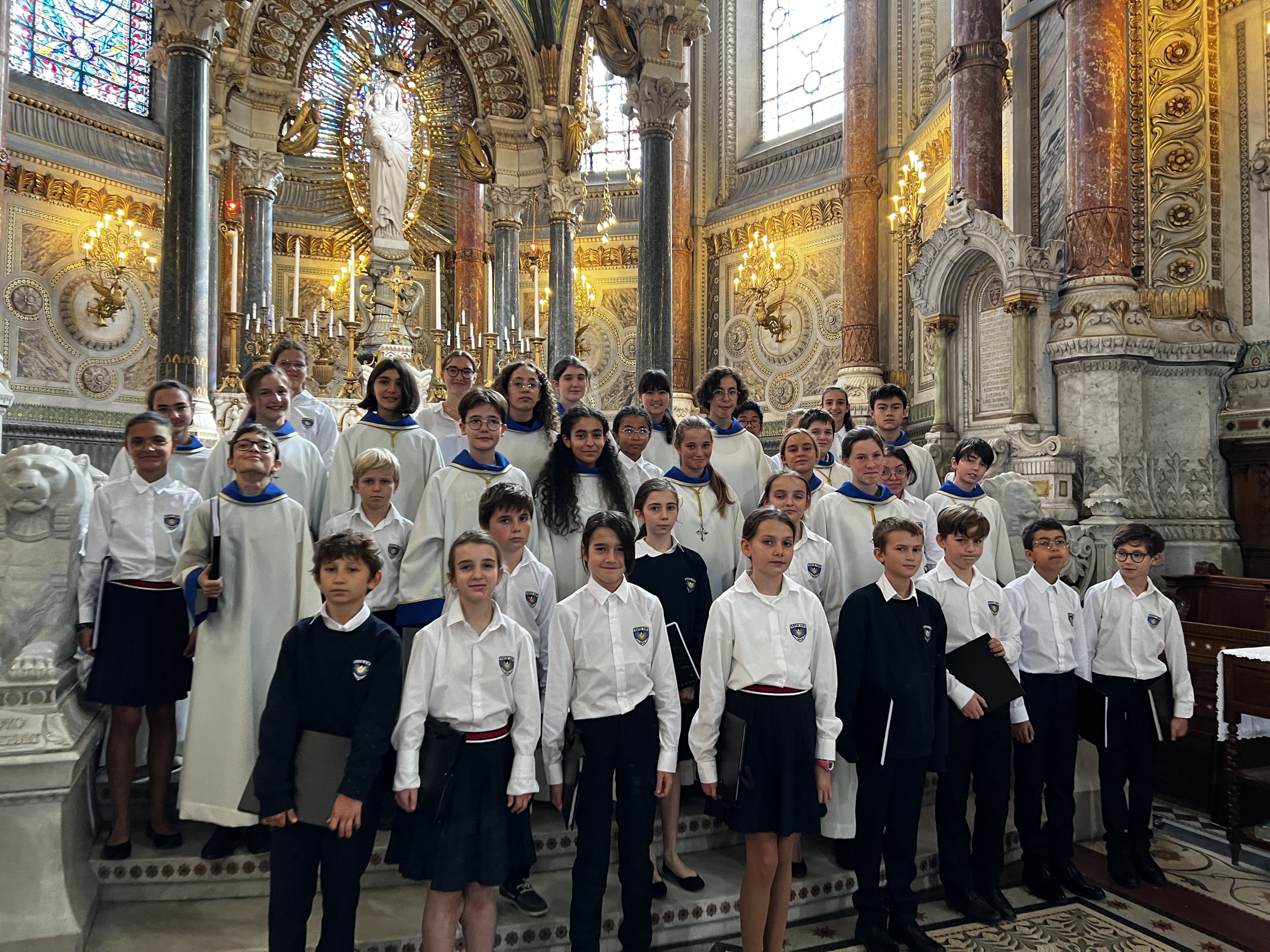 Messe avec les Petits Chanteurs à Fourvière – 16 octobre 2022